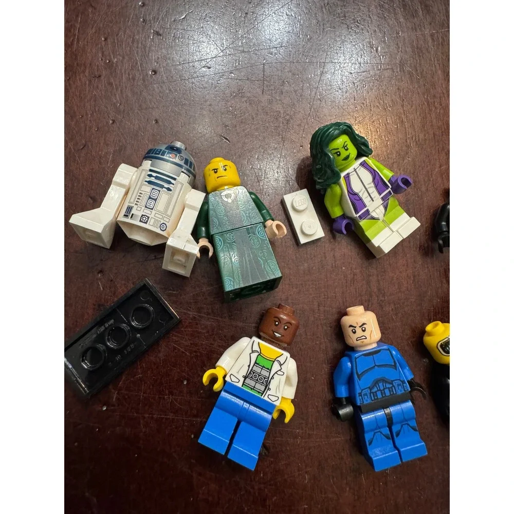 LEGO Minifigure Lot R2-D2 She-Hulk Ninjago Star Wars Marvel Parts Accessories